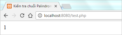 Kiểm tra chuỗi Palindrome trong PHP | Bài tập PHP có giải