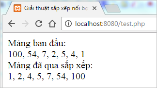 Giải thuật sắp xếp trộn (Merge Sort) trong PHP | Bài tập PHP có giải