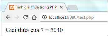 Tính giai thừa trong PHP (Phần 1) | Bài tập PHP có giải