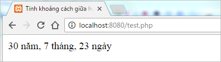 Bài tập Date Time trong PHP | Bài tập PHP có giải
