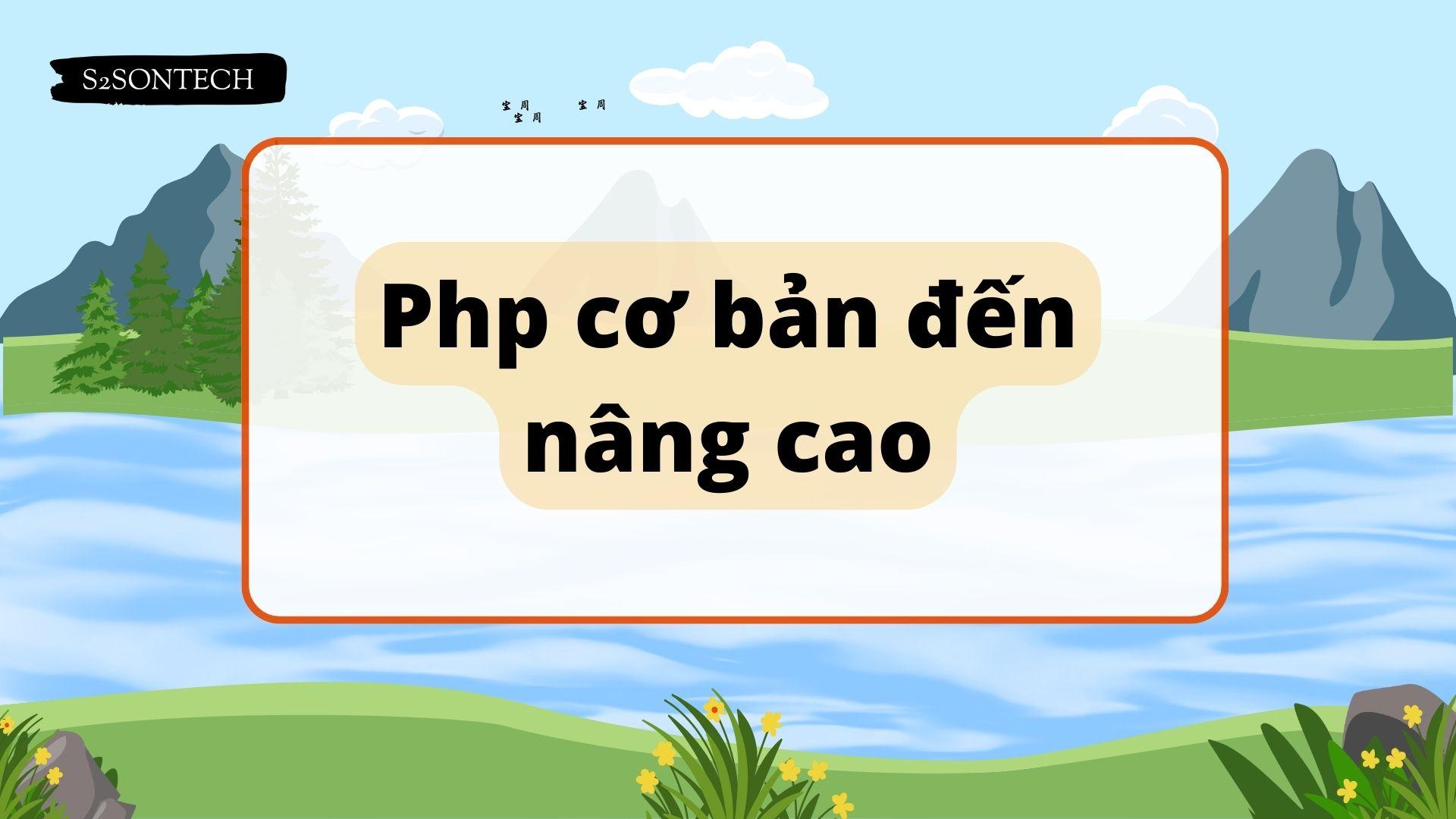 PHP cơ bản và nâng cao