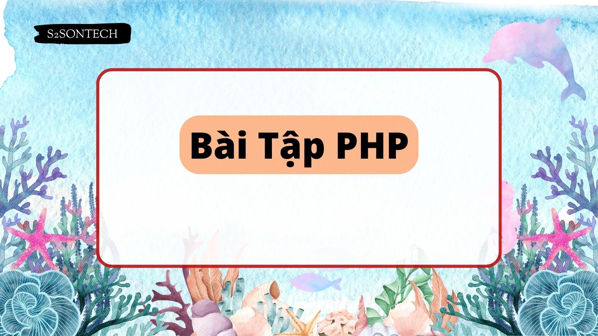 Bài tập PHP