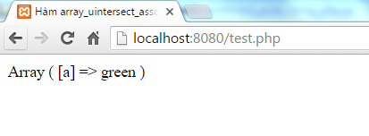 Hàm array_uintersect_assoc trong PHP