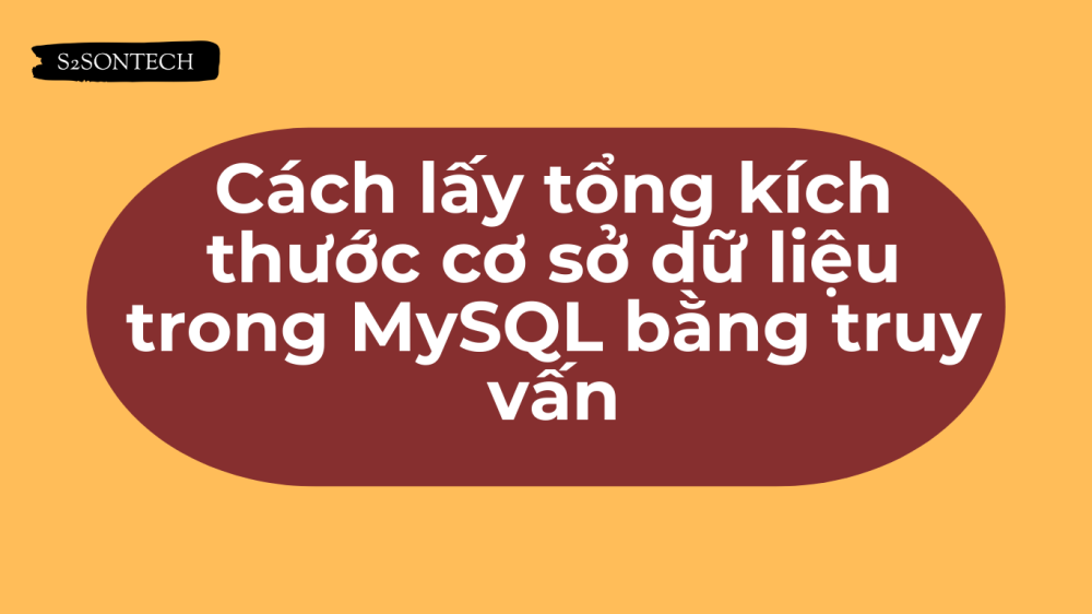 Cách lấy tổng kích thước cơ sở dữ liệu trong MySQL bằng truy vấn